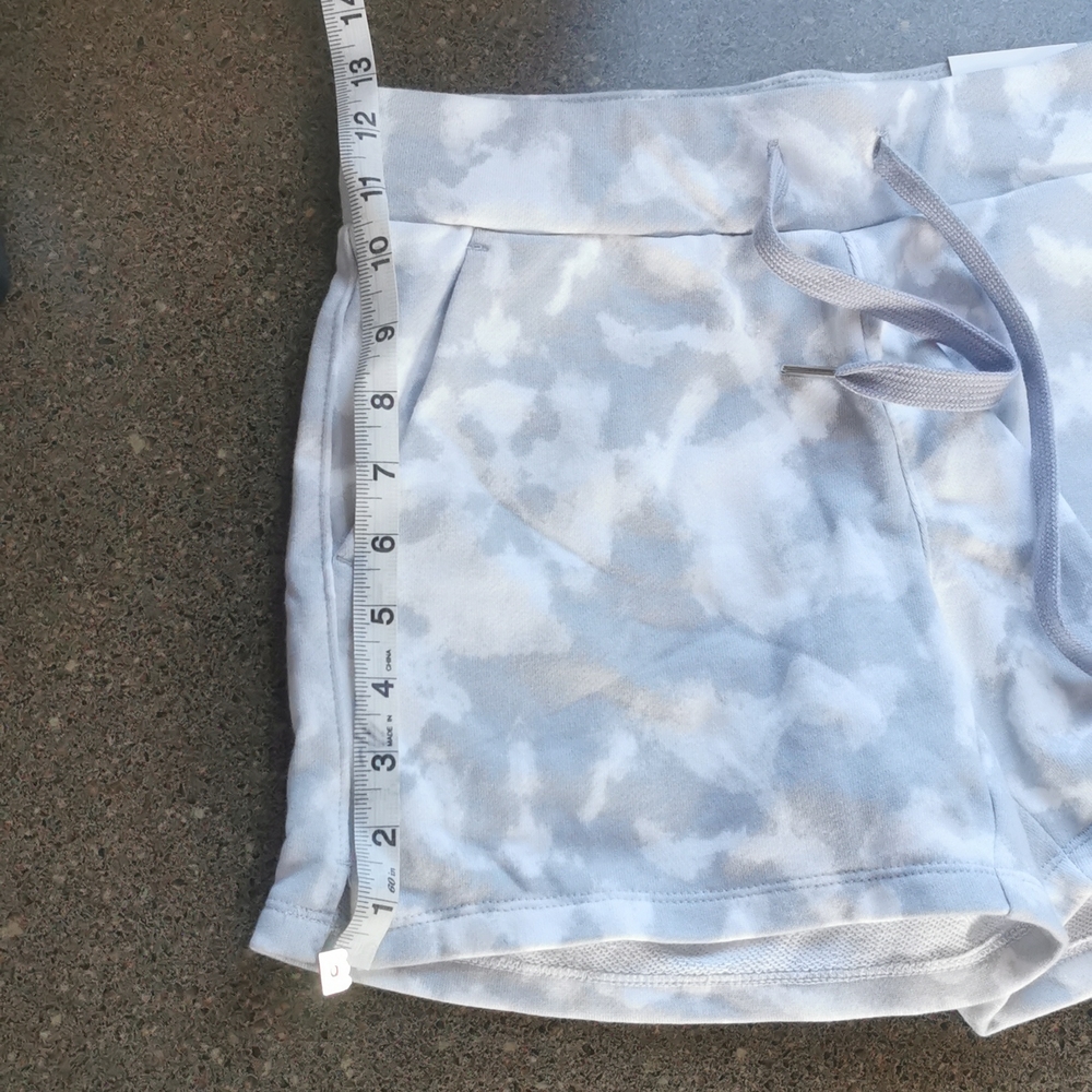 XS extra small Champion Shorts Grey Gray White tie dyed NWT New - Picture 8 of 10